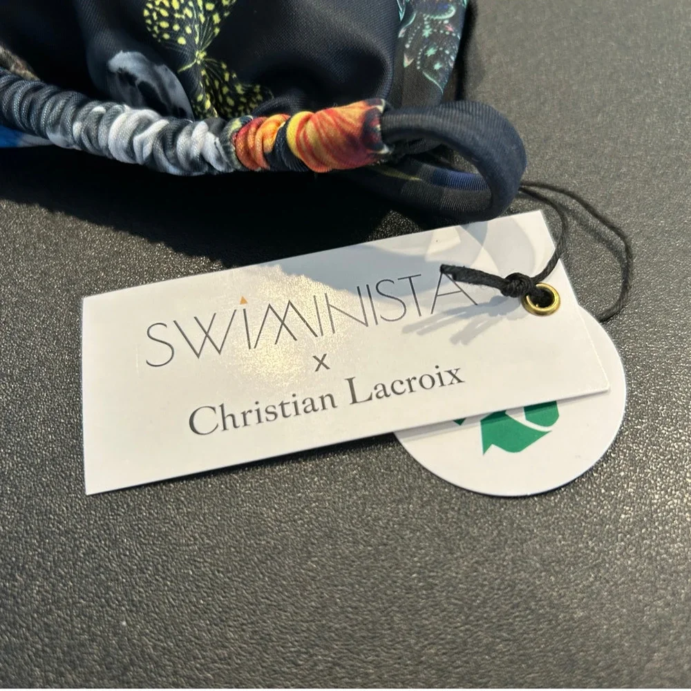 NWT Swiminista x Christian Lacroix Butterfly Bikini Top – Size XL